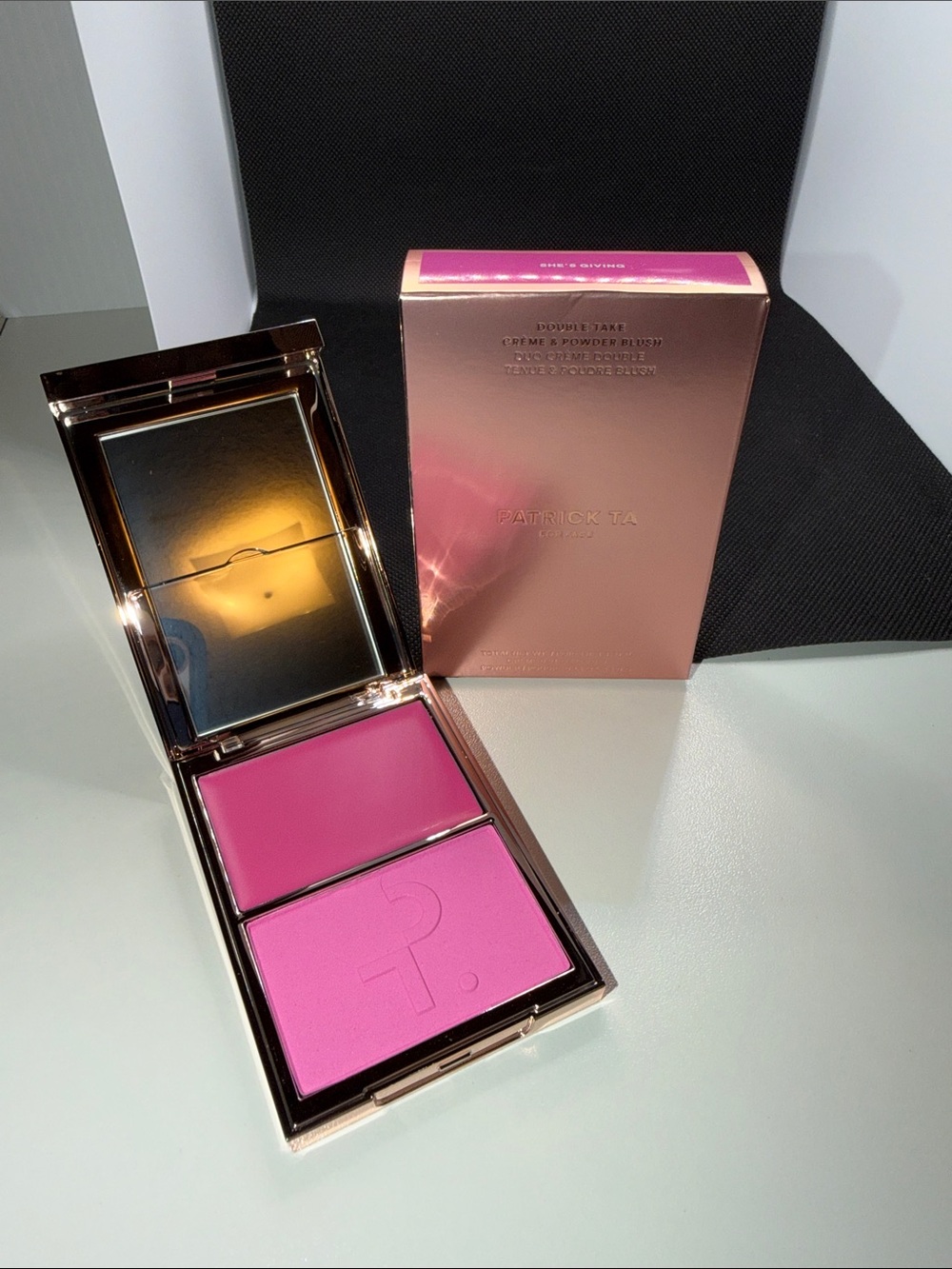 Patrick Ta Double Take Creme & Powder Blush Duo - she’s giving
